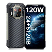 OUKITEL WP30 Pro 5G Smartphone global version 6.78" FHD+ 12GB+512GB Gaming Mobile Phone 120W Fast Charge Android Rugged Phone