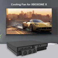 ABS USB Cooling Fan for Xbox One X Console Cooling System Temperature Control Suitable for Xbox One X Series Host