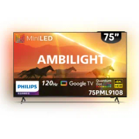 【Philips 飛利浦】75吋4K 120Hz QD-MiniLED Google TV 智慧顯示器(75PML9108)