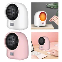 Mini Fan Heater 400W Electric Home Winter Bedroom Silent Convection Heating