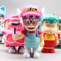 9pcs Arale Anime Figures Cute Arale Dr. Slump Series Figure Statue Model Collection Desk Decor Kids Toy Birthday Gifts