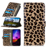 Leopard Print For SAMSUNG Galaxy A14 5G Phone Cases Matte Leather Magnet Book Skin A04S Cover On Galaxy A04 Case Animal Coque
