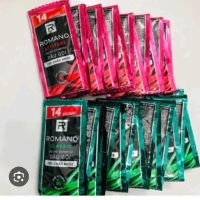 Combo 10 Dây Gội Romano Màu Đỏ, Màu Xanh, 1 dây 14 gói, 1 gói 5g, Dầu Gội Chắc Khoẻ, Bóng Mượt