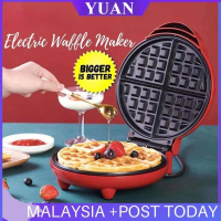 【Local Seller】Waffle Maker Machine Electric Non-Stick Waffle Maker Mold Pancake Bakeware Pan