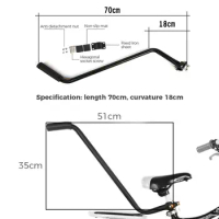 Non Slip Kids Bike Training Handle Design Fast Learning Trainer Balance Push Bar For Most Children Bicycles