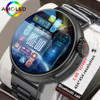 LIGE Smartwatch 2023 Men Smart Watch Android Phone IOS iPhone Bluetooth Call Fitness Watch Apple Watch Black Color Watches