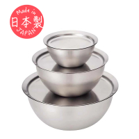 【la base有元葉子】日本製高品質304不鏽鋼調理碗/調理盤/調理盆(超值六件組)