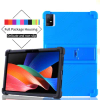 Soft Silicon Cover For TCL Tab 11/ TCL NxtPaper Tab 11 9166G 9466X 10.95" Tablet PC Protective Shell Kid Case Stand Shockproof