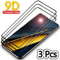 3 Pcs/Lot, 9D &amp; 9H Protective Glass for Poco X6 Pro 5G Tempered Film Poco X6 Pro Screen Protector Poco X 6 Pro Xiaomi Poco X6
