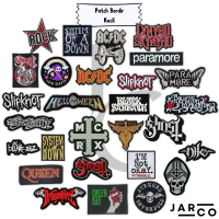 Patch bordir jahit emblem Band rock metal punk keren aksesoris jaket tas
