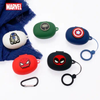 Cartoon Marvel Earphone Case For Realme Buds Air2 Neo Silicone Blutooth Earbuds Charging Box Protective Cover For Realme Buds Q2