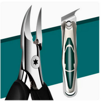 加長尖嘴鷹嘴鉗子進修腳(規格:甲溝鉗+斜口指甲刀指甲鉗修甲)