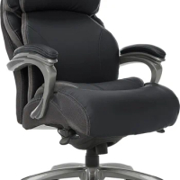 Executive Office Chair with AIR Lumbar Support Elite Cushioning System Supports up to 350 lbs Bonded Leather Ergonomic Design