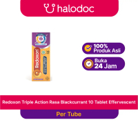 Redoxon Triple Action Rasa Blackcurrant 10 Tablet Effervescent