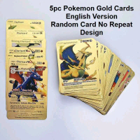 10 Pcs Kartu Pokemon Emas Kartu Pokemon Koleksi