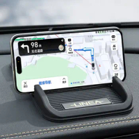Car Dashboard Sticky Anti-Slip Silicone Anti-Slip Storage Mat Phone Number Pad Non-Slip Sticky Pad For FIAT Linea Car Accessorie