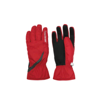 【Mountneer 山林】Primaloft防水手套-紅和深灰-12G02-37(機車手套/保暖手套/防曬手套/觸屏手套)