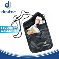 【Deuter 德國 SECURITY WALLET II 隱藏式錢包《黑》】3942116/防盜/側背包/貼身包/運動腰包