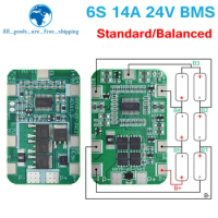 TZT 6S 14A 24V 25.2V PCB BMS Protection Board For 6 Pack 18650 Li-ion Lithium Battery Cell Module New Arrival