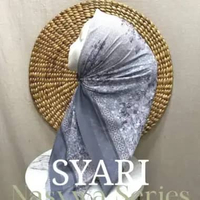 VM2 Kerudung Hijab Segi Empat Voal Motif Ori Murah Laser Cut Jumbo 130 VC1