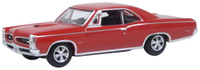 Mini 現貨 Oxford 87PG66002 HO規 Pontiac GTO 1966 龐蒂亞克汽車.紅