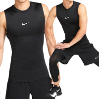 Nike AS M NP DF Top SL Tight 男款 黑色 緊身 排汗 LOGO 訓練 背心 FB7915-010