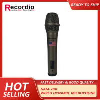 GAM-78A High Quality KTV System Wired Vocal Dynamic Microphone Karaoke Handheld Microphone