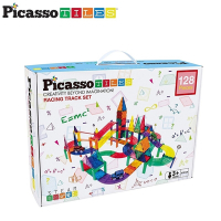 【PicassoTiles】磁力積木-賽車軌道128pcs