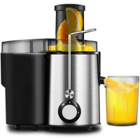 Electric Portable citrus pure juicer with big mouth feeding