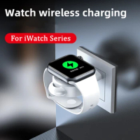 Mini Magnetic Wireless Charger for iWatch 7 6 5 4 3 2 Fast USB Charger Adapter for Apple Watch Series7 Series6 Series5 Series4