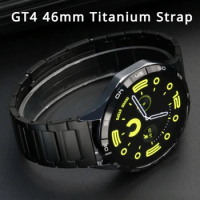 Titanium Alloy Strap for HUAWEI WATCH GT4 46mm,22mm Watchband for Huawei Watch4 / 4Pro /Ultimate/GT2 GT3 46mm Business Wristband