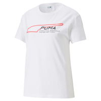 【PUMA】PUMA 流行系列Evide短袖T恤 F 女 短袖上衣 白(59725902)