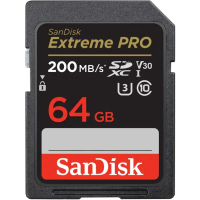 SanDisk Extreme Pro SDXC, SDXXU 64GB, V30, U3, C10, UHS-I, 200MB/s R, 90MB/s W ME6-000974 คําแนะนําผ