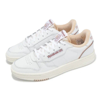 【REEBOK】休閒鞋 Phase Court 女鞋 白 粉橘 低筒 復古網球鞋(100201450)