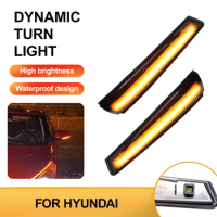 Dynamic Blinkers LED Turn Signal Side Marker Lamp Rearview Mirror Car Light For Hyundai Elantra / Avante MK5 MD UD 2011- 2015