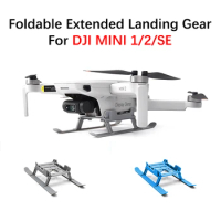 For DJI MINI SE/2 Drone Foldable Extended Landing Gear Height Leg Support Protector Stand Skid DJI Mavic Mini Drone Accessories