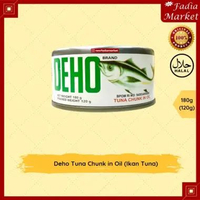 Deho Tuna Chunk in Oil (Ikan Tuna Kaleng) [180g/120g]