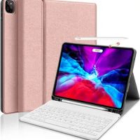 Magnet Bluetooth Keyboard Case For iPad Pro 12.9 2020 Apple Pencil Holder Cover,Keyboard Case For iPad Pro 2020 11"2018 12.9inch