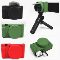 Silicon Sleeve Armor Case Body Cover Protector Frame Skin for Sony ZV-1 Z-V1 ZV1 Vlog Camera Rubber Shell Protective Soft Bag