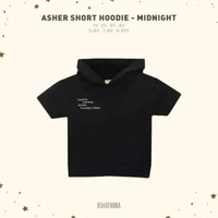 BOHOPANNA - ASHER SHORT HOODIE - HOODIE ANAK - ATASAN ANAK 3Y MIDNIGHT