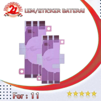 sticker lem baterai 11 original new
