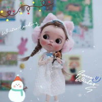 In stock outfit for doll blythe big head DianDian skirt Blythe coat blythe jacket outfit set