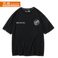 別克可定制汽車標車友會活動印LOGO短袖4S店工作衣服男女體恤半袖