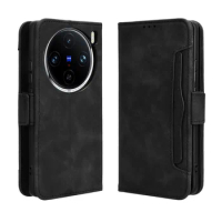 For Vivo X100 PRO 5G Flip Leather Case Luxury Separable Card Holder Wallet Book Cover For Vivo X100 V30 S18 PRO S18E Phone Bags