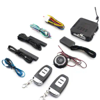 Passive Keyless Push Start System Push To Start Kit With Remote Start One-Button Start Engine Remote Trunk Release Phone Control