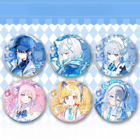 เข็มกลัดอนิเมะ Blue Archive เหรียญโลหะเคลือบสี เครื่องประดับกระเป๋านักเรียนสไตล์เกม ✜ ของสะสมแฟนคล