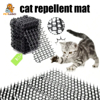 PETLUSCI Cat Repellent Mat Spike Plastic 1PCS Anti Climb Fence Wall Security Cat Repell Pest Anti Cl
