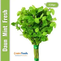 Daun Mint Hijau Segar - Daun PepperMint Fresh | 250gr [ Harga Per BKS ]