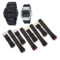 Resin strap men's pin buckle watch accessories for Casio G-SHOCK GMW-B5000 outdoor sports waterproof rubber strap ladies band