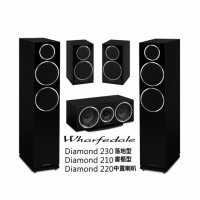 【Wharfedale】家庭劇院組(Diamond 230+210+220C 黑色)